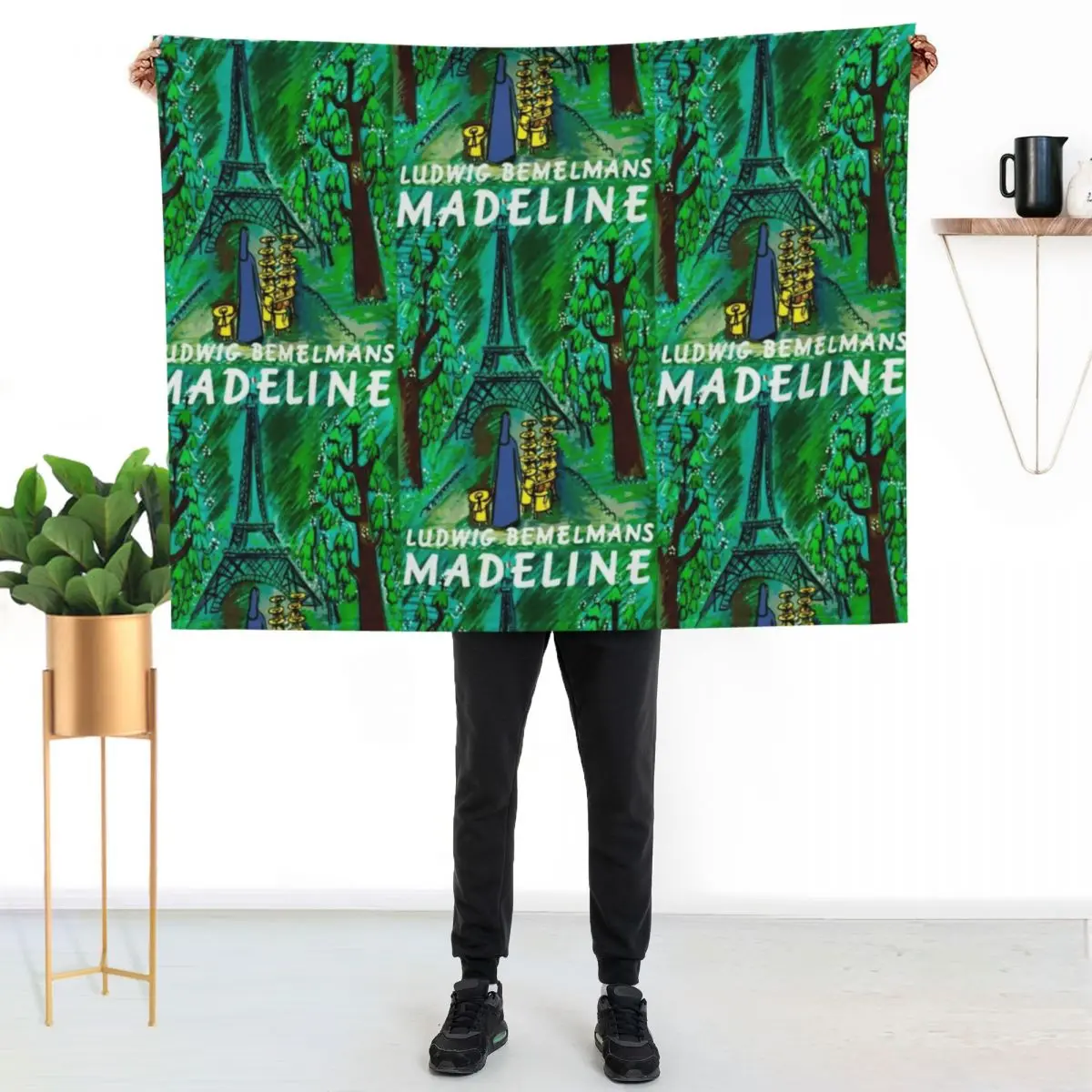 Madeline Vintage Children's Book Cover Throw Blanket Warm Luxury St Single cosplay anime Hairy Blankets