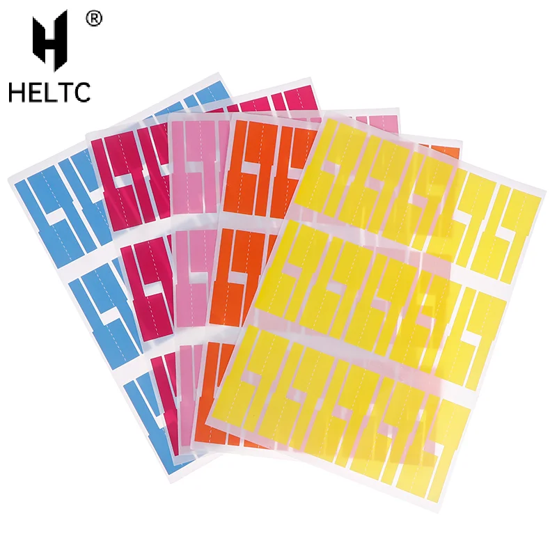 240pcs Self-Adhesive Cable Labels Colorful Waterproof Wire Marking Ties Laser Printer Stickers Fiber Wire Labels Organizers