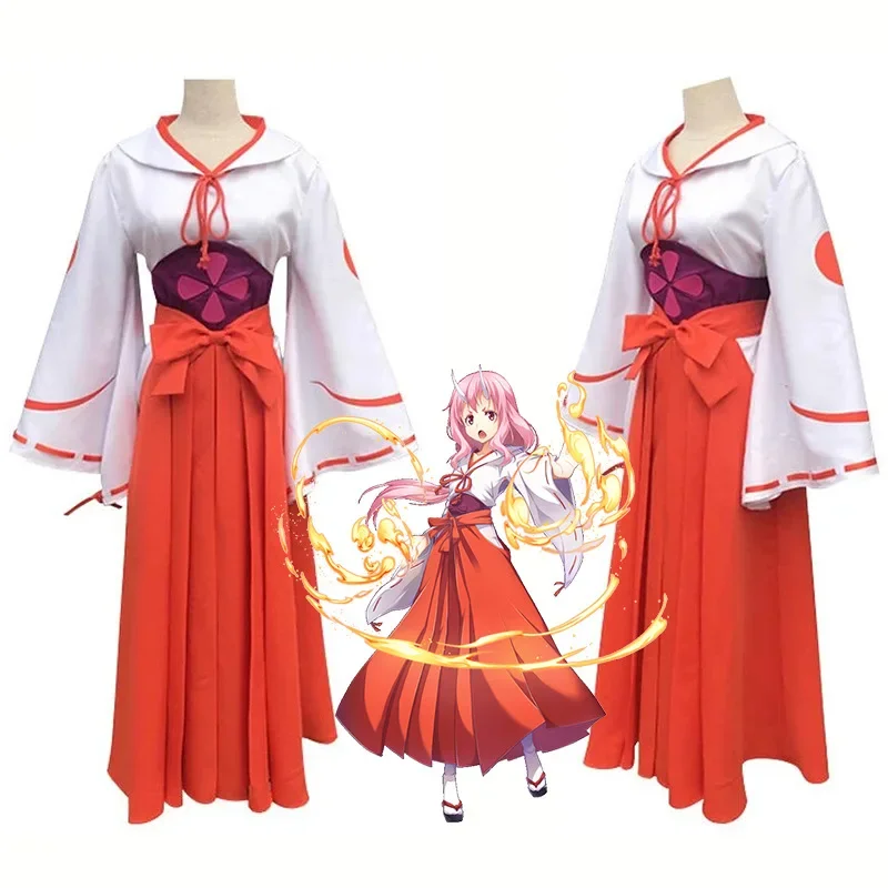 

Anime That Time I Got Reincarnated as a Slime Shuna Costume Cosplay Halloween Party Custom Made Suit cosplay wigs shoes for wome