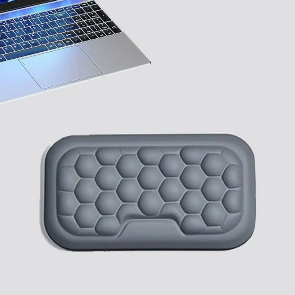2 unids/set de almohadilla de soporte para muñeca de ratón de rebote lento, Base antideslizante de PU creativa, alfombrilla ergonómica para ratón, reposamuñecas cómodo
