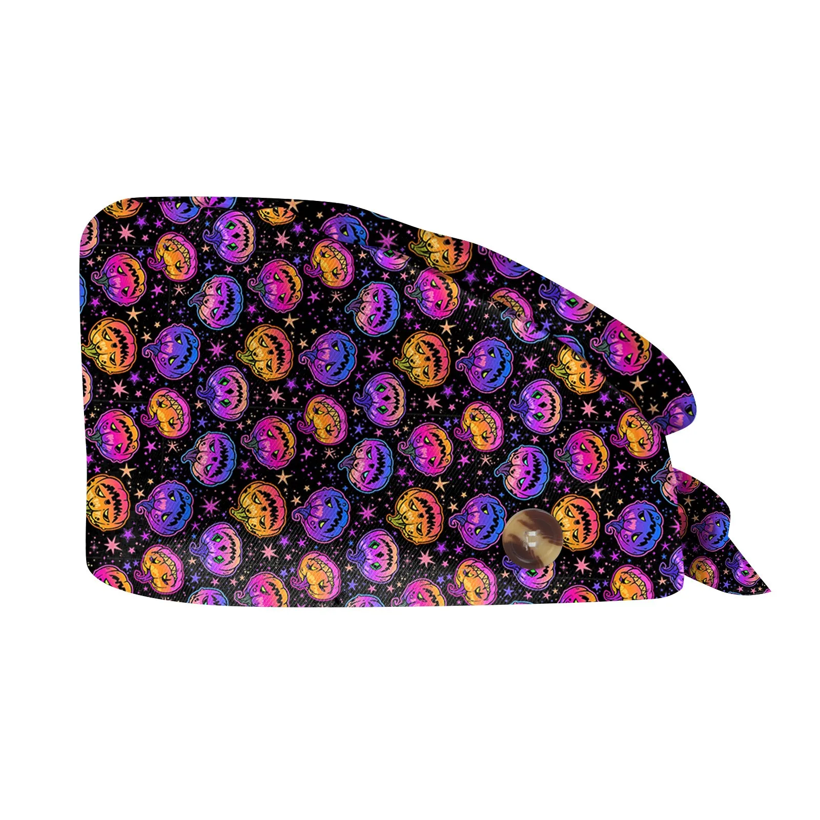 1PCS Women men Solid Scrub Cap Medical Nursing Hats Beauty Operating room Work Hat Unisex Dentist Surgical Hat Skullies 2024