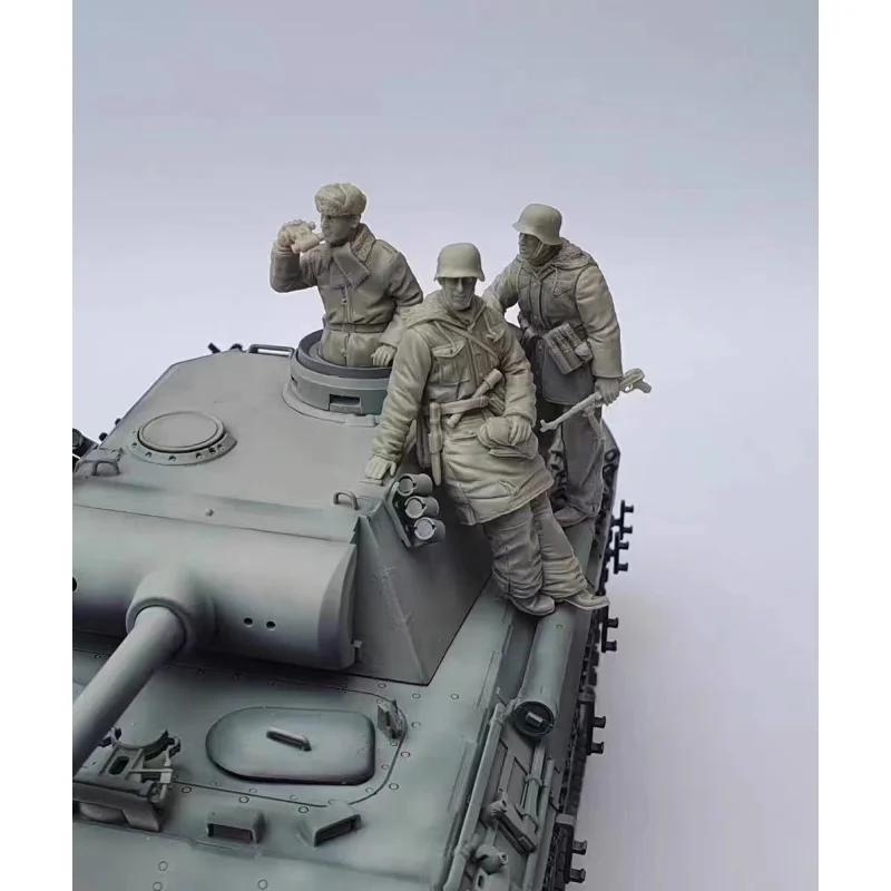 

Модель солдатика из смолы 1/35, модель бюста, военная тема GK (3 человека), набор «сделай сам» без сборки и без рисунка