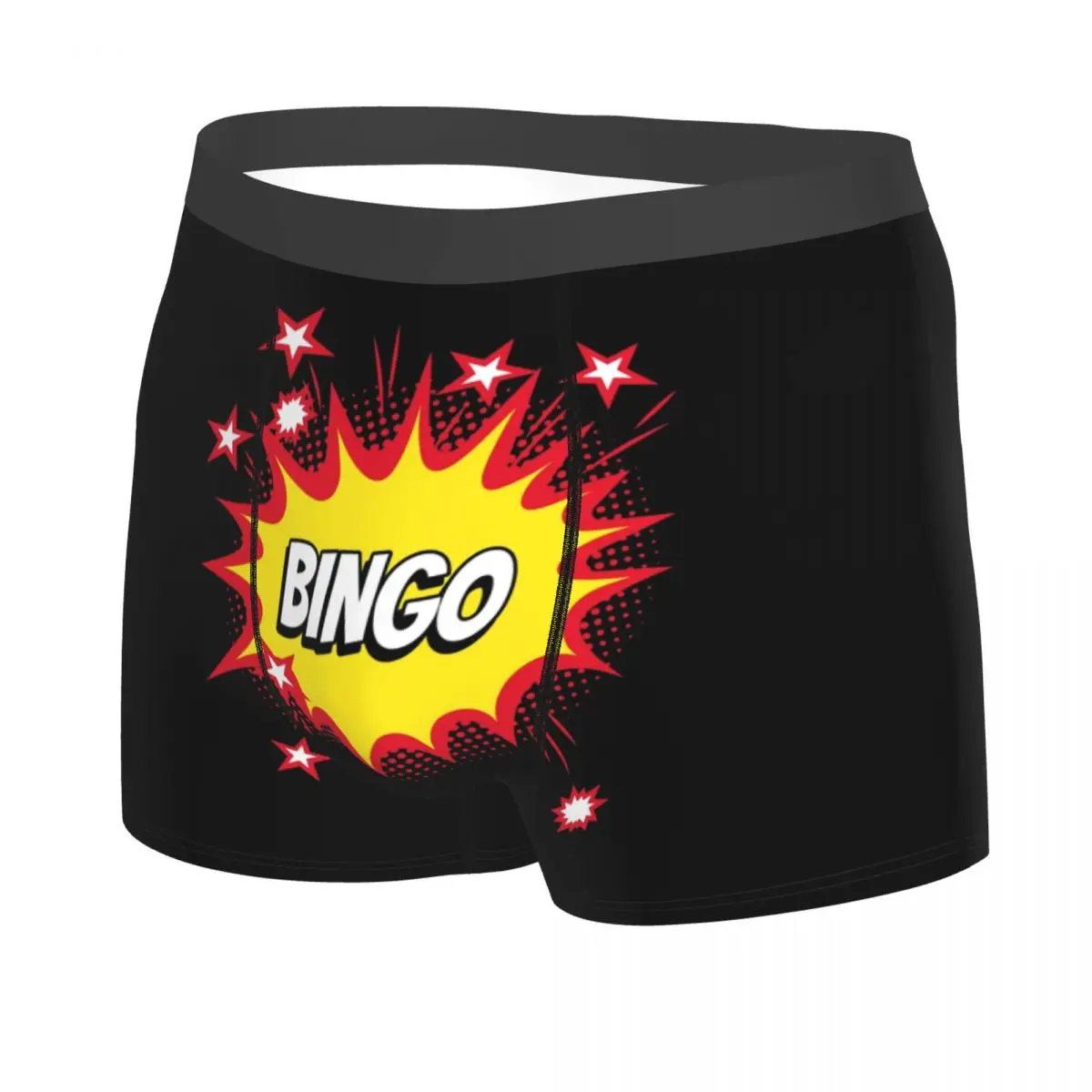 Custom Best Play Bingo Underwear Men Breathbale Paper Game Boxer Briefs