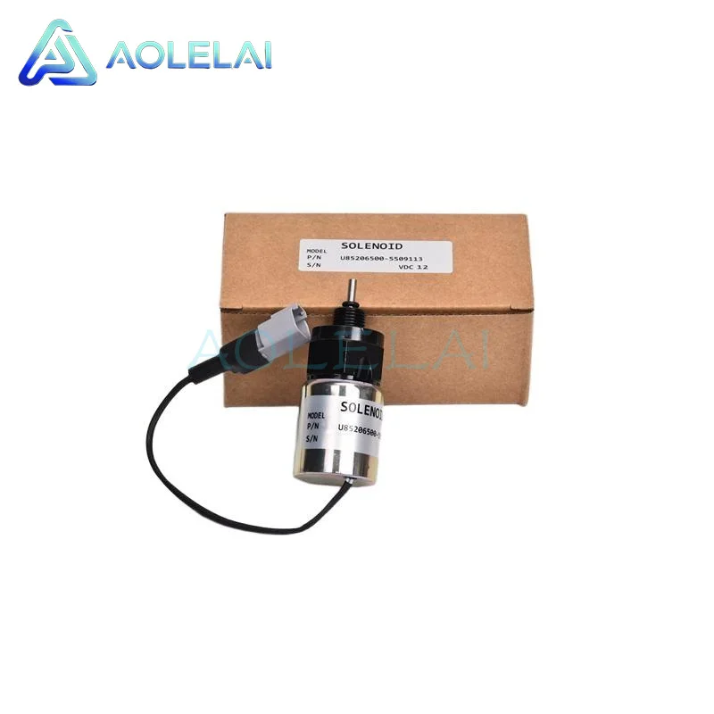 U85206452 12V Shut Off Solenoid U85206500-5509113 for Perkins 402D 403D 404D 404C 403C