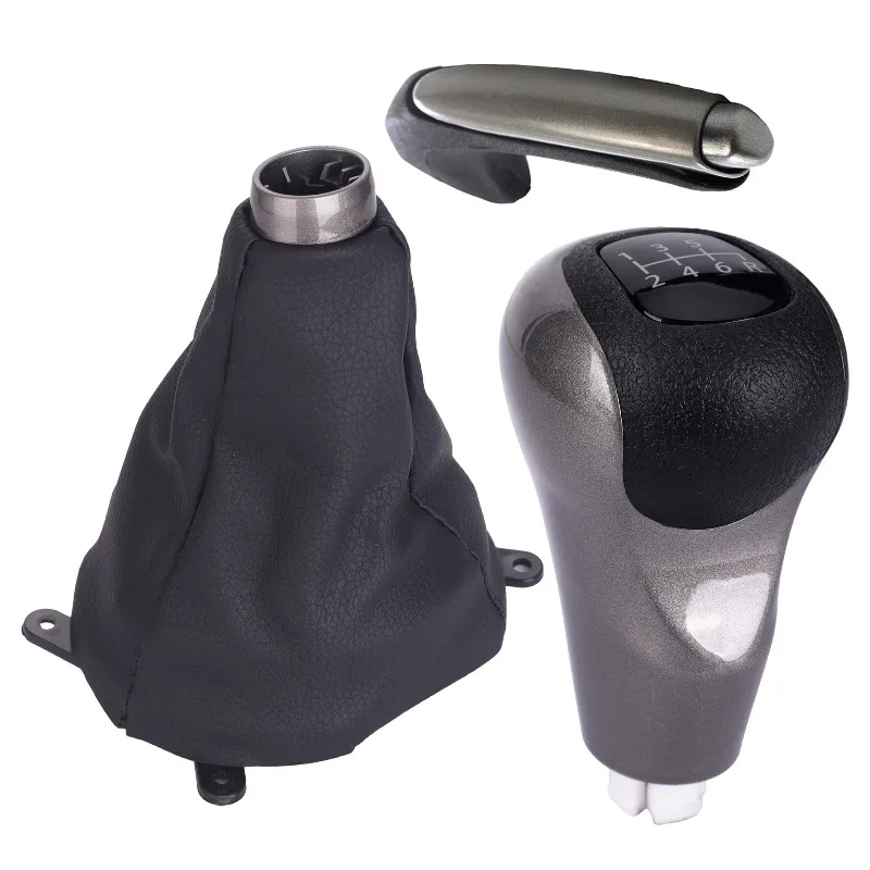 Universal Shift Knob with Dust Cover, Car Gear Lever & Handbrake Handle Trim, Automotive Interior Modification Replacement Parts