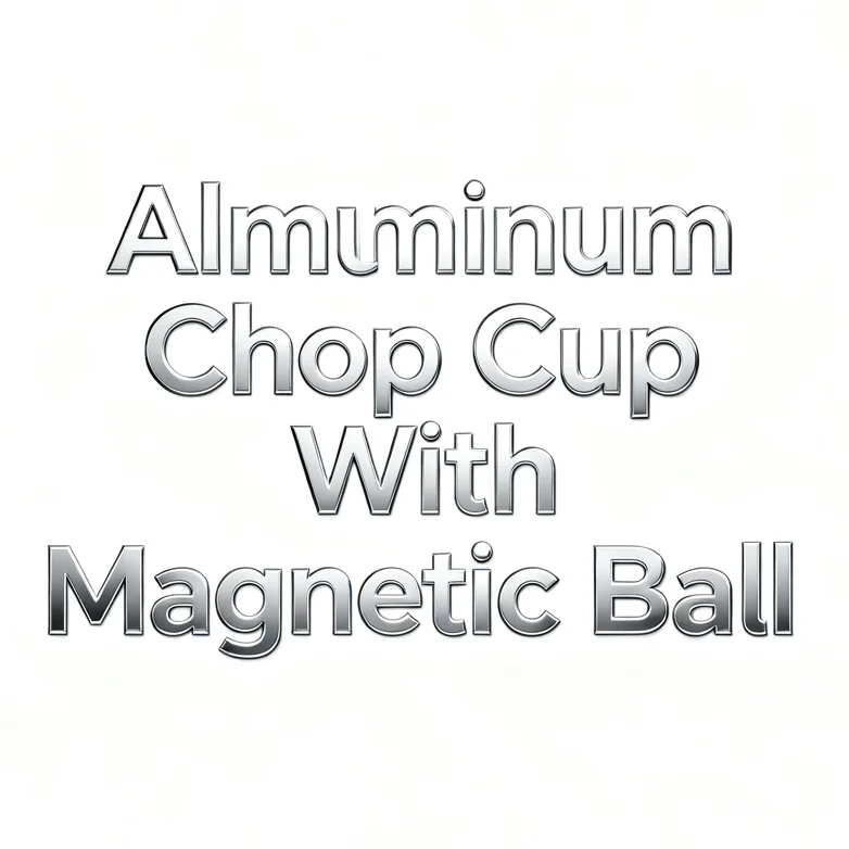 

Алюминиевая чашка для измельчения с магнитным шаром, сценические фокусы, чашка и шарики, иллюзия, магия, магия, фокусники, реквизит, трюк, иллюзия