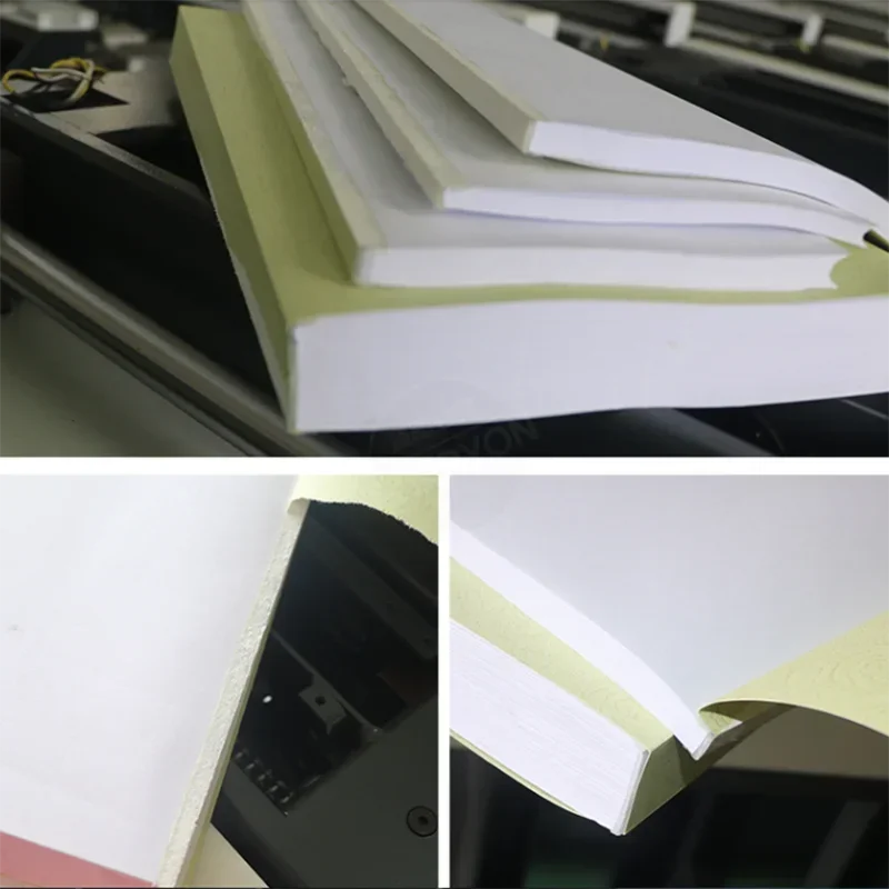 A4 Size Book Glue Binding Machine With Automatic Cover Feeder