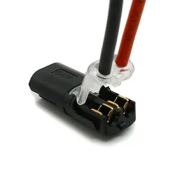 10PCs Mini Electrical Car Waterproof 12V Auto Connector Plug Cable Connections Strip Terminal Clamp Wire Connector