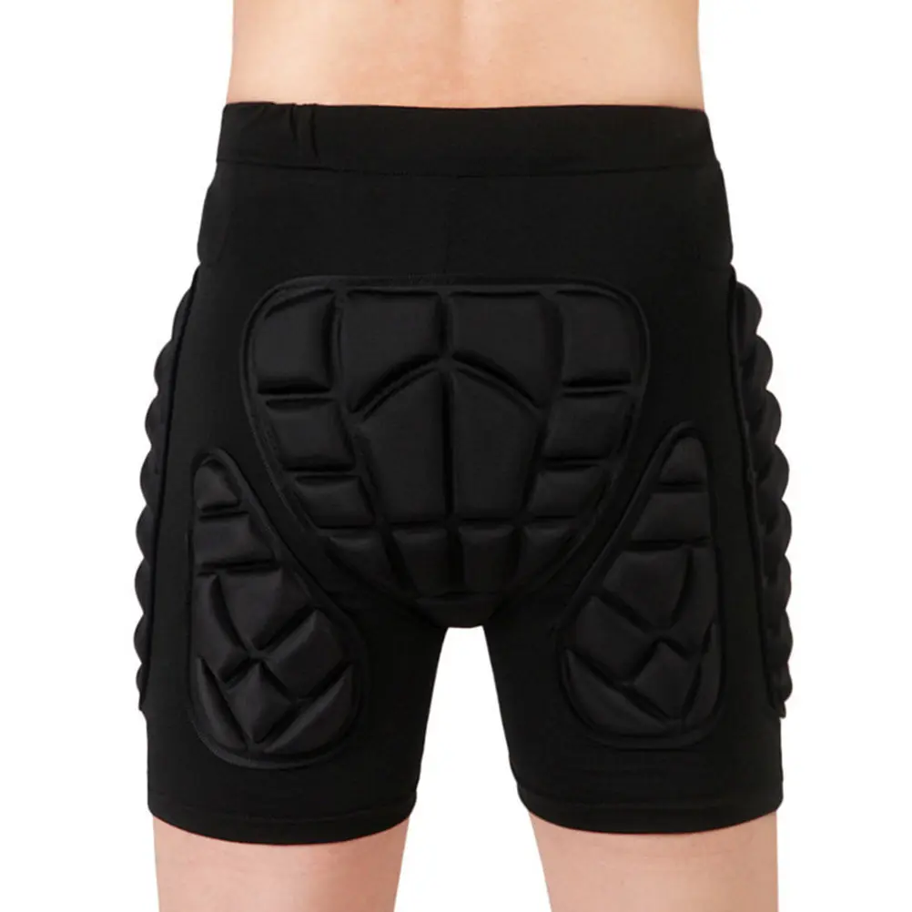 

Защитные штаны от падений для катания на лыжах, коньках, сноуборде, велоспорте, горных велосипедах, для детей, подростков и взрослых, черные, размер L, для хоккея