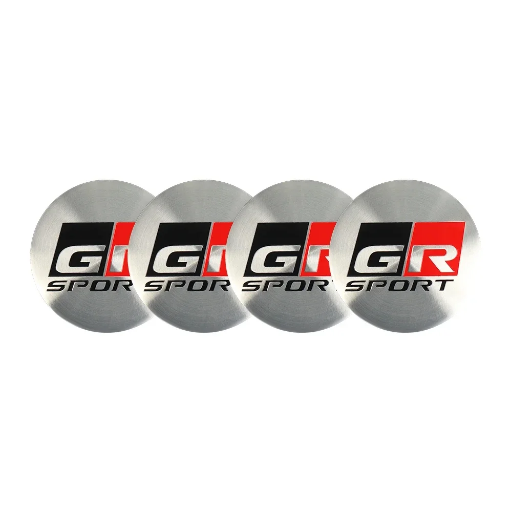 4PCS Waterproof 56mm GR Emblem Wheel Center Caps Stickers For Ford Mercedes w212 Volkswagen golf Honda BMW FIAT Volvo KIA Mazda