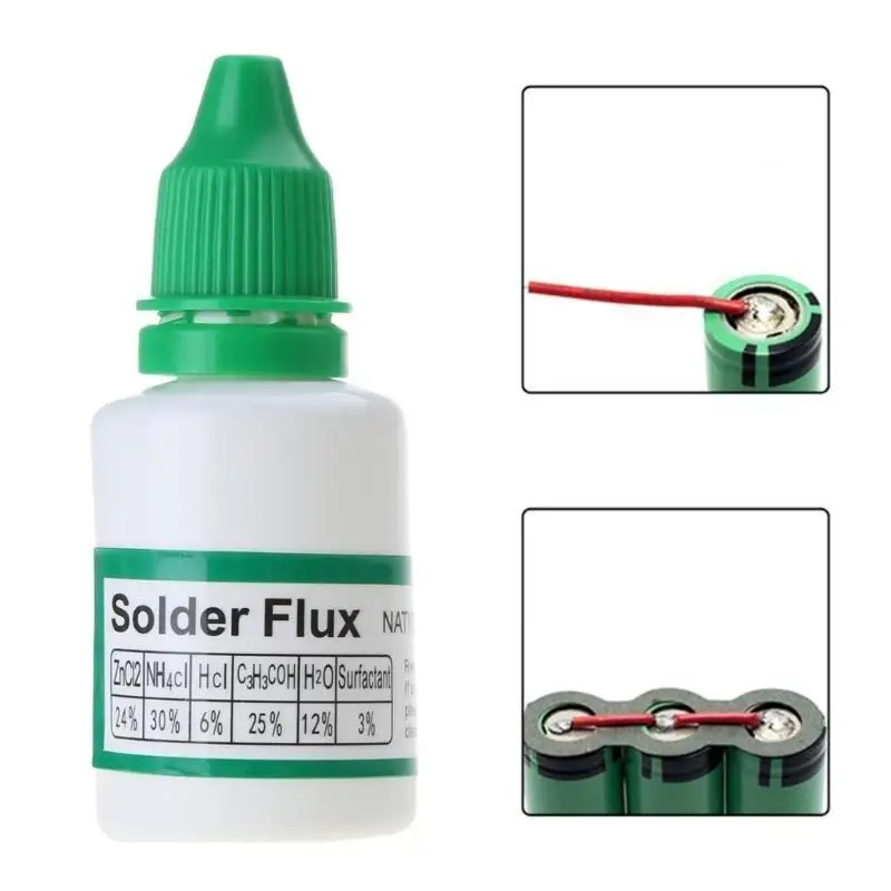 652F Professional 25ml Flux Strong Rosin Soldering Agent No Clean Watteries Flux