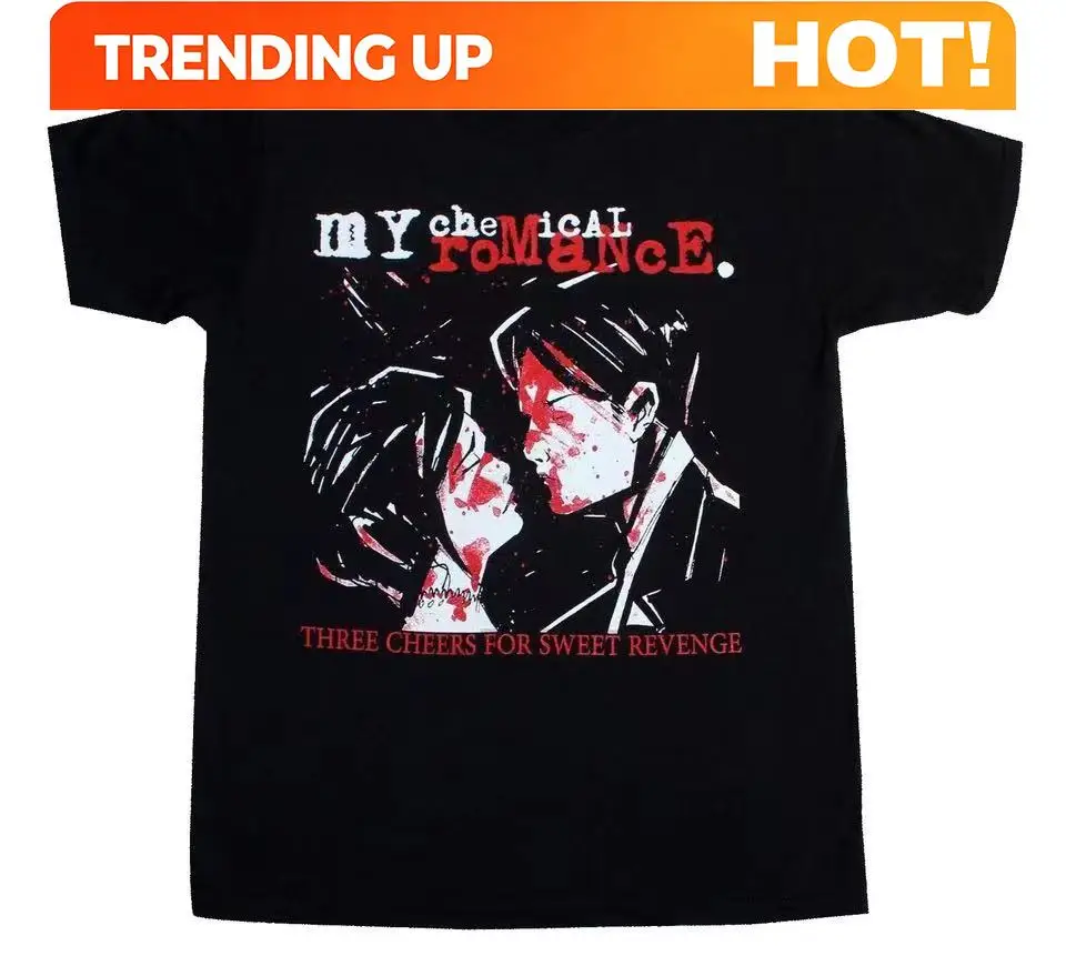 MY CHEMICAL ROMANCE THREE CHEERS FOR SWEET REVENGE SHORT - LONG SLEEVE T-SHIRT fashion t shirt  tops wholesale tee 80038