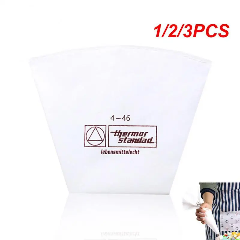 1/2/3PCS Cloth Piping Bag One Piece Polyester Cotton Cream Piping Bags Kitchen Bar Utensils Pastry Bags Preferred Material White