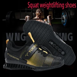 New men's squat shoes, weightlifting shoes, high-quality TPU anti slip sole, stable foot protection, competition weightlifting s