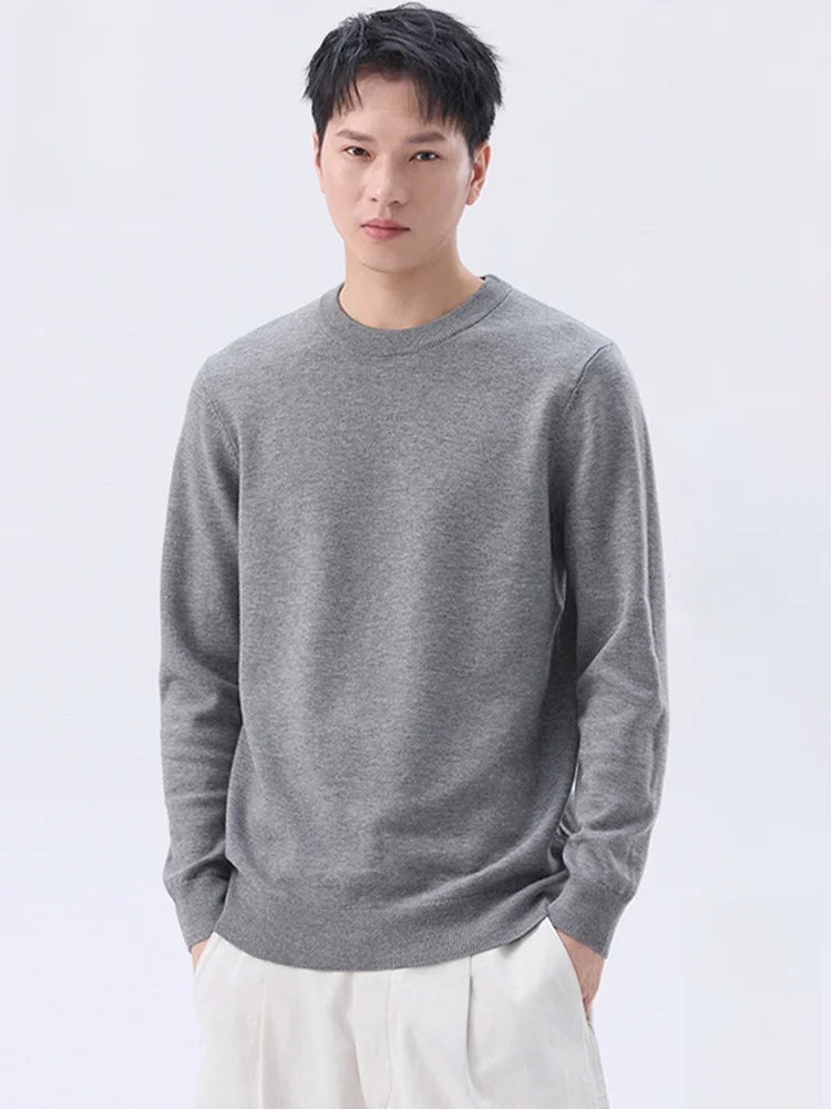 

Мужской свитер Paul Frank: осенний повседневный свободный свитер с круглым вырезом, вязаный из мягкой шерсти и полиэстера, с длинными рукавами