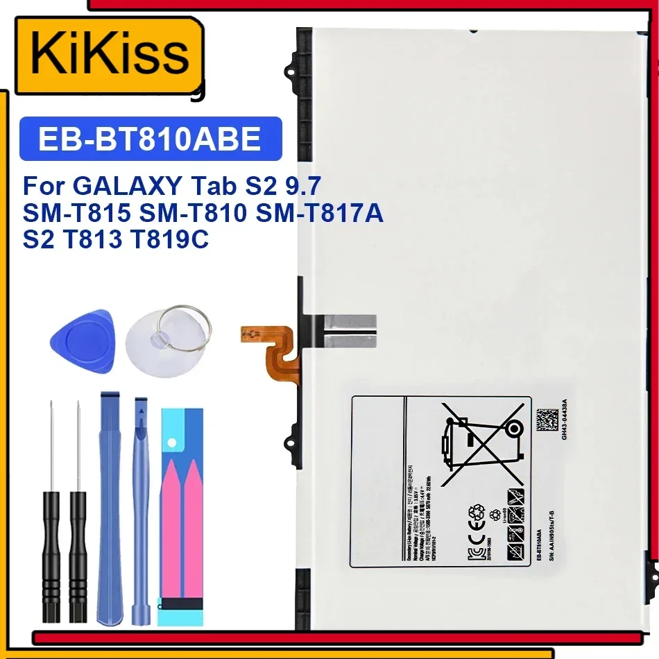 Battery EB-BT810ABE EB-BT825ABE EB-BT725ABU 5870mAh-7040mAh For Samsung Galaxy Tab S2 9.7