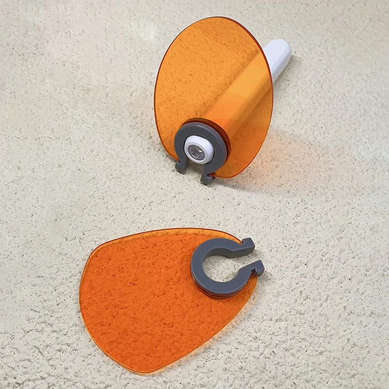 Dispositivos de salão de beleza para unhas, defletor de bloqueio de luz acrílica para unhas em formato reto, lâmpada uv, óculos de proteção, anti-luz azul