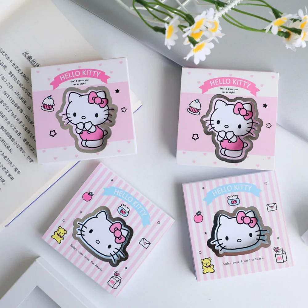 80Pcs Genuine Hello Kitty Sticky Notes Sanrio Kt Cat Cartoon Notepad For Campus Study Office Memo Pad Student Stationery Gifts view 6