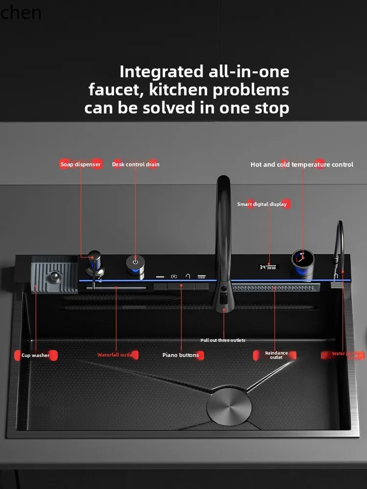 Yxy Thickened Sink … - image