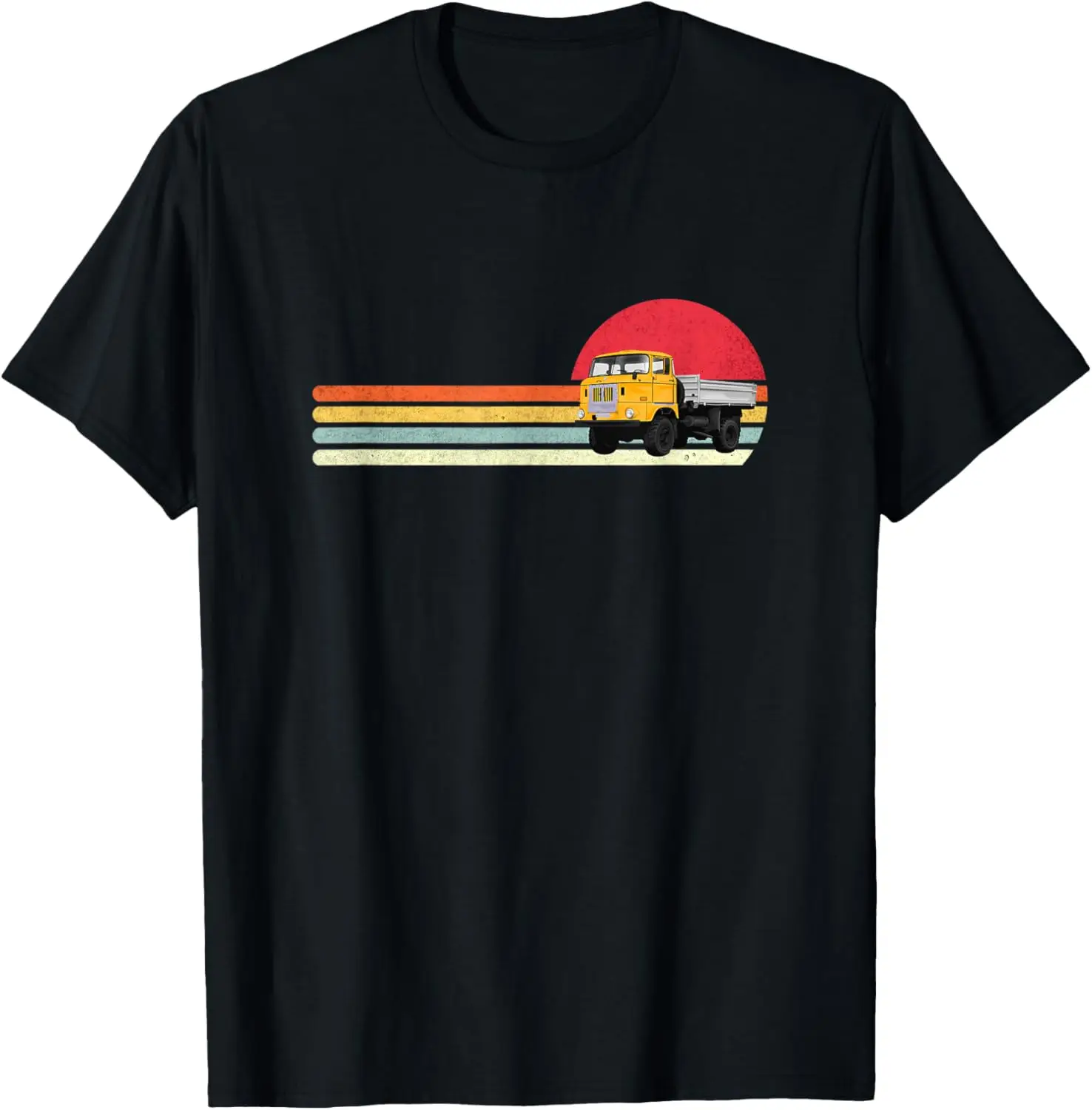 IFA W 50L DDR Truck Ostdeutschland Retro W50 T-Shirt Druck Original Design Geschenke T-Shirts Casual Lustiges Shirt Vintage Kleidung