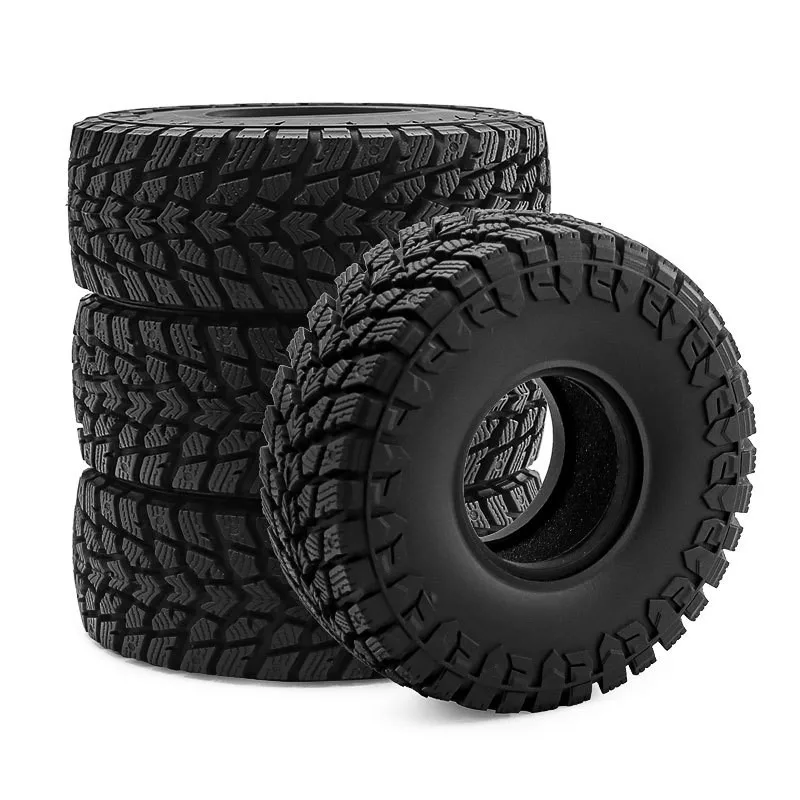 1/10 Model Remote Control Toy Car Uses 1.9inch 118mm Diameter Arrow Pattern Tread Rubber Tires, Suitable for Remote Control Toy Cars of Brands Such as Axial Traxxas Hsp