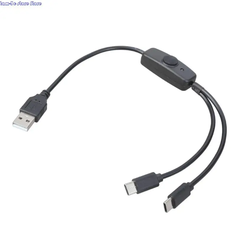 

D0UA USB Multi Charging Cable 2 in 1 Multiple Phone Cord USB C Multi Cable