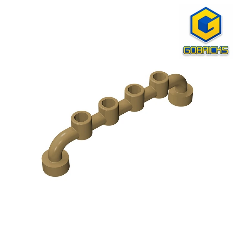 Gobricks GDS-729 HANGER 1X6 - 1x6 Guard compatible with lego 6140 children's toys Assembles Building Blocks Technical