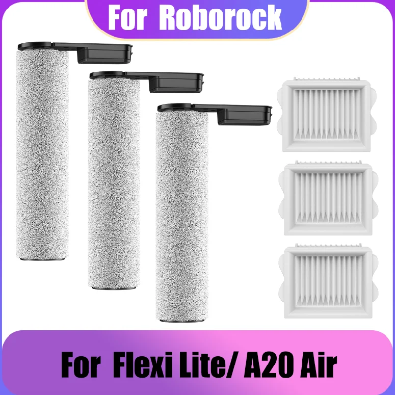 Roller Brush Hepa Filter for Roborock Flexi Lite/ Roborock A20 Air Compatible Accessories Replacemet  Spare Parts