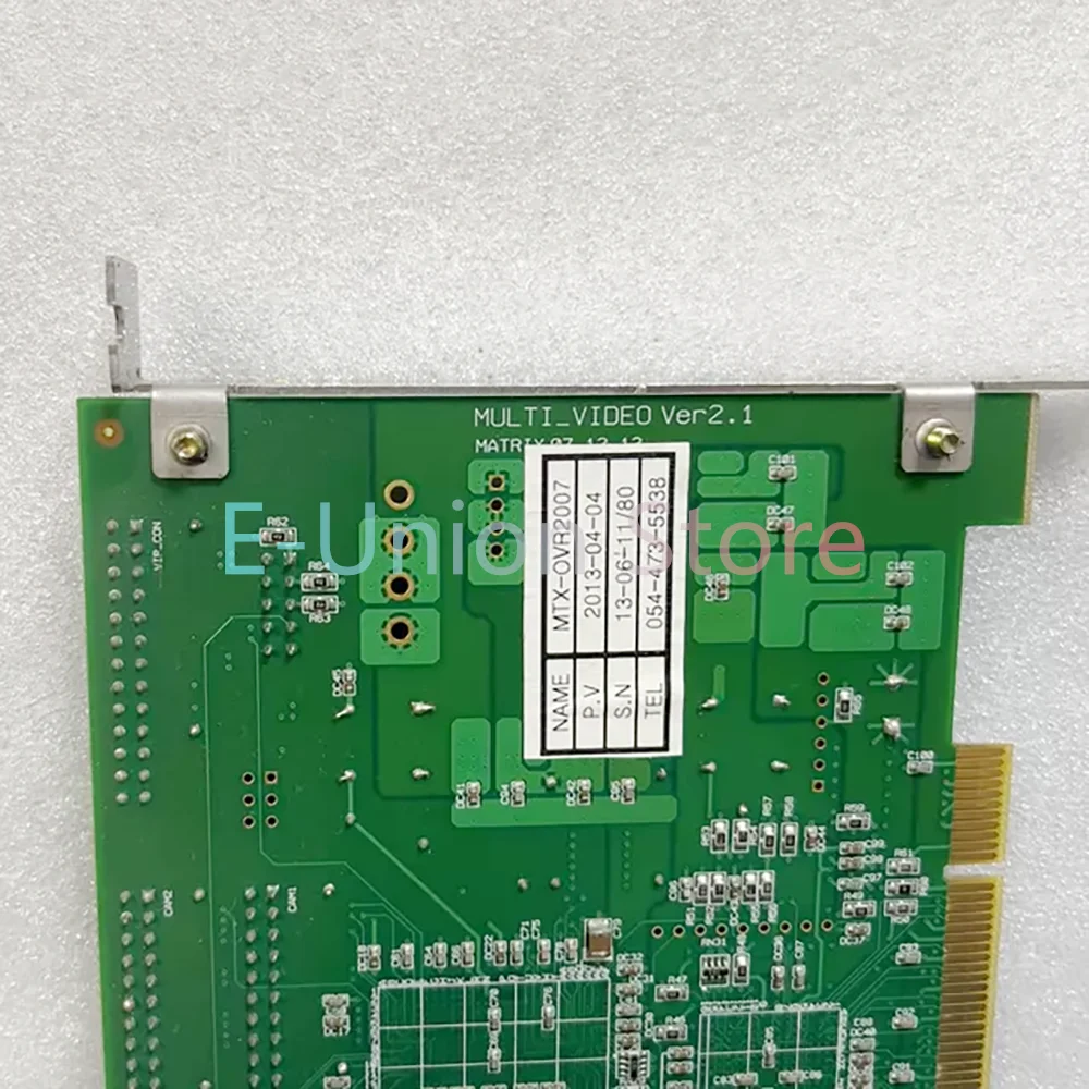 MULTI_VIDEO Ver2.1 Industrial Control Video Capture Card PCI Interface
