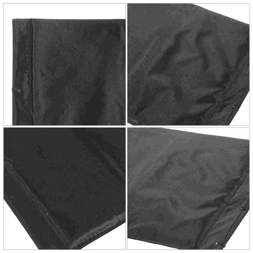 Imagen 2 del producto Cojín de asiento de tela Oxford gruesa para silla de ruedas, cómodo, suave, alivia la presión, extraíble, accesorios fáciles de usar