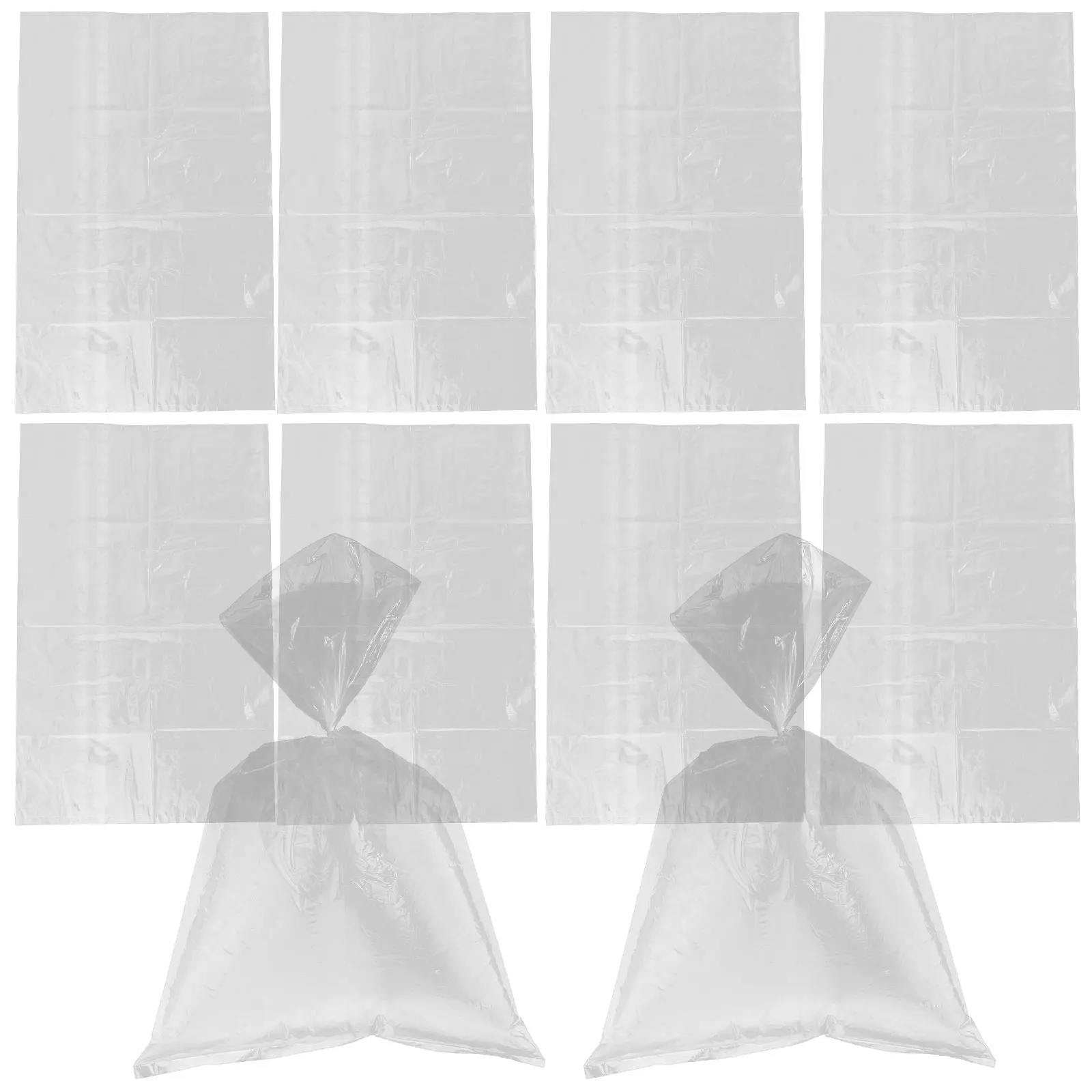 

10pcs Storage Bag Large Flat Pocket Clothes Cover Odorless PE Material Dustproof Closet Organizers Wardrobe