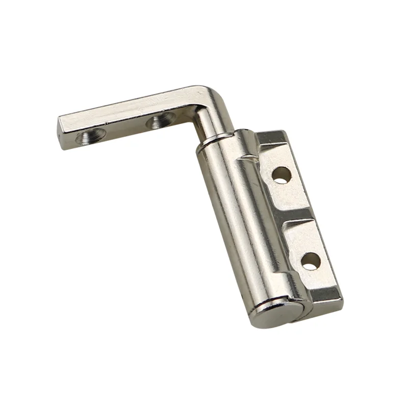 Zinc Alloy L Shaped Screw Damping Hinge With Free Stops Rotating Shaft And Adjustable Torque Load Bearing