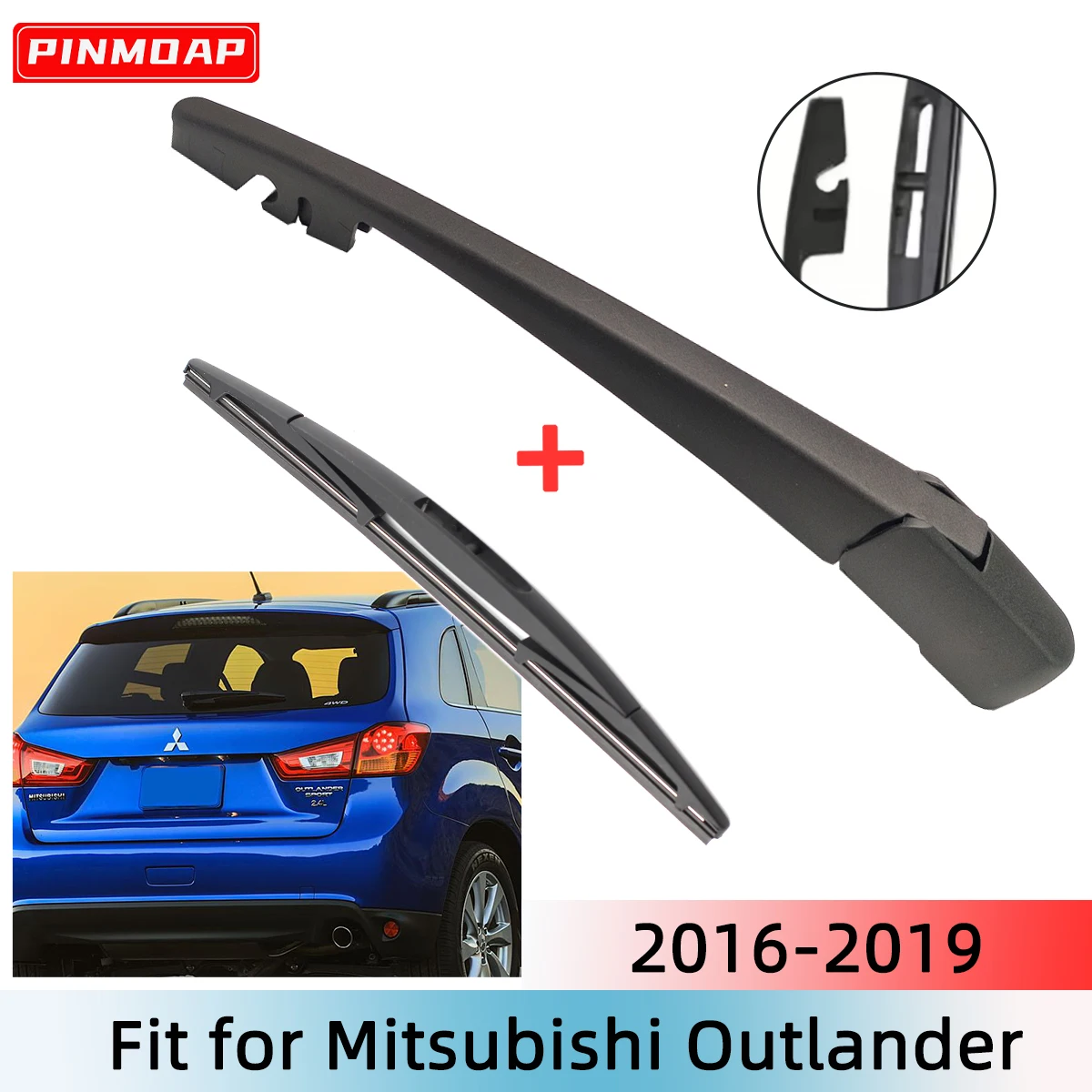 

1/2 шт., комплект рычагов заднего стеклоочистителя для Mitsubishi Outlander 2016-2019, лобовое стекло, заднее окно