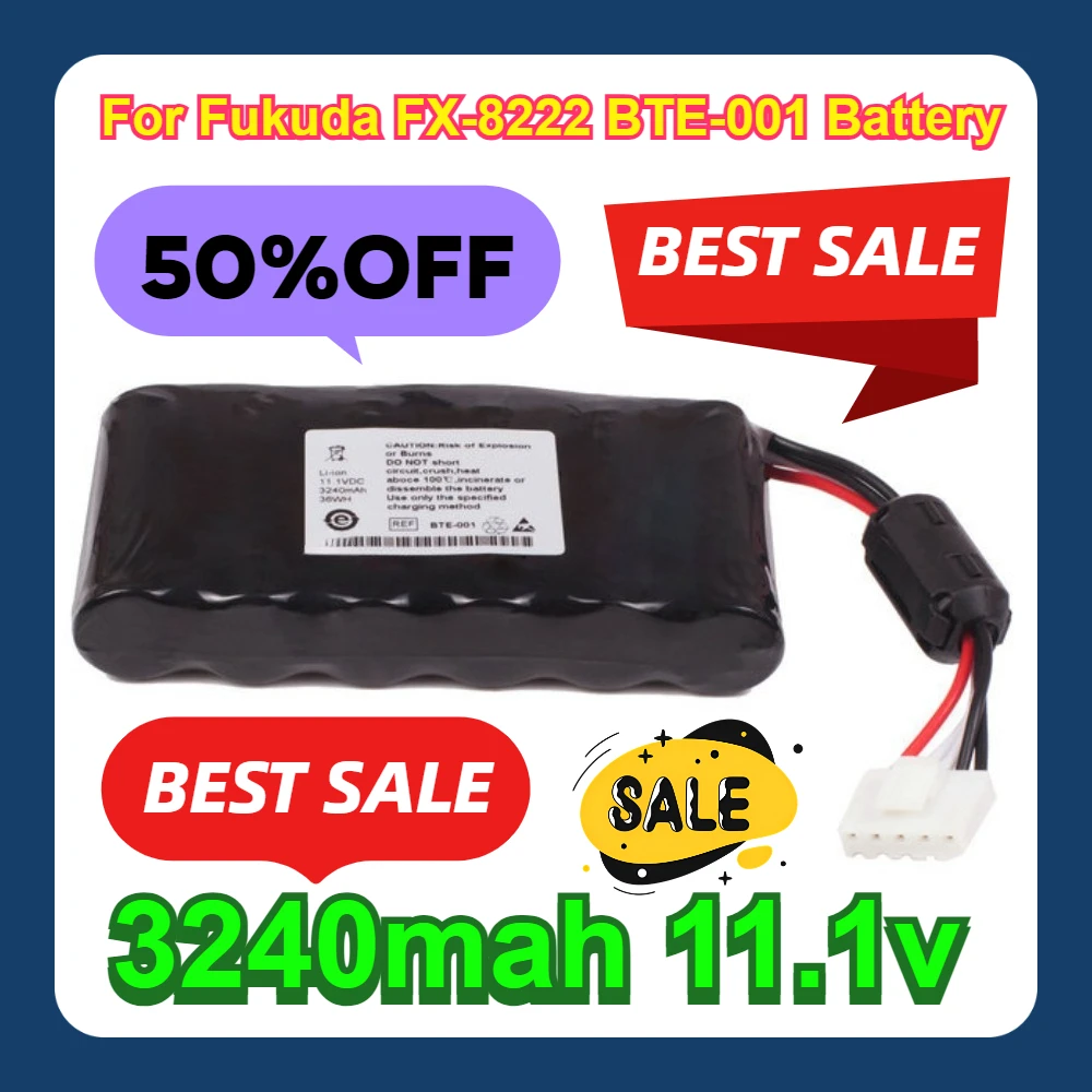 

For Fukuda FX-8222 3240mah 11.1v BTE-001 Battery