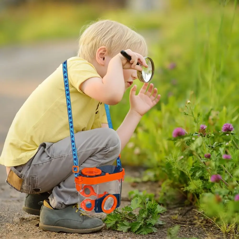 Plastic Bug Viewer Kid Development Toy Double Magnifier Insect Box Magnifier Nature Exploration Tools New