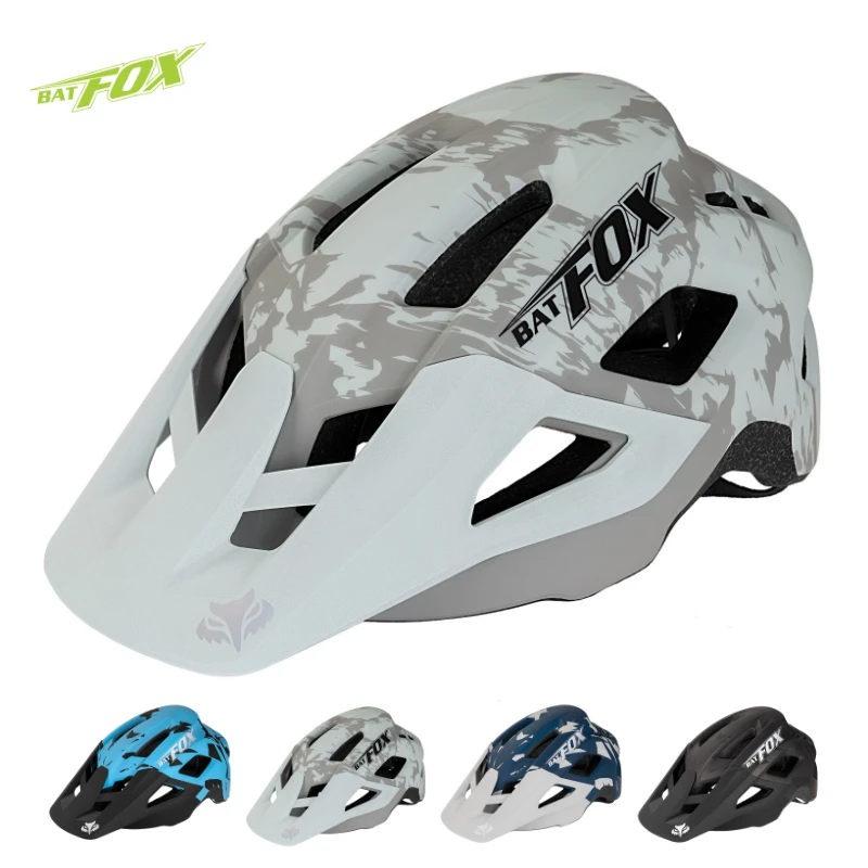 

BATFOX MTB Mountain Bike Cross country Bike Helmet Men's Light Safety Helmet Mountain bike Helmet Lightweight casco bicicleta