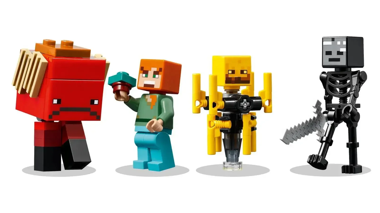 ليغو ®   ماين كرافت ®   مجموعة معركة نيثير لافا ممتعة كبيرة للبناء واللعب للأولاد والبنات الذين تتراوح أعمارهم بين 6 سنوات فما فوق هدية عيد ميلاد 21266 99 قطعة