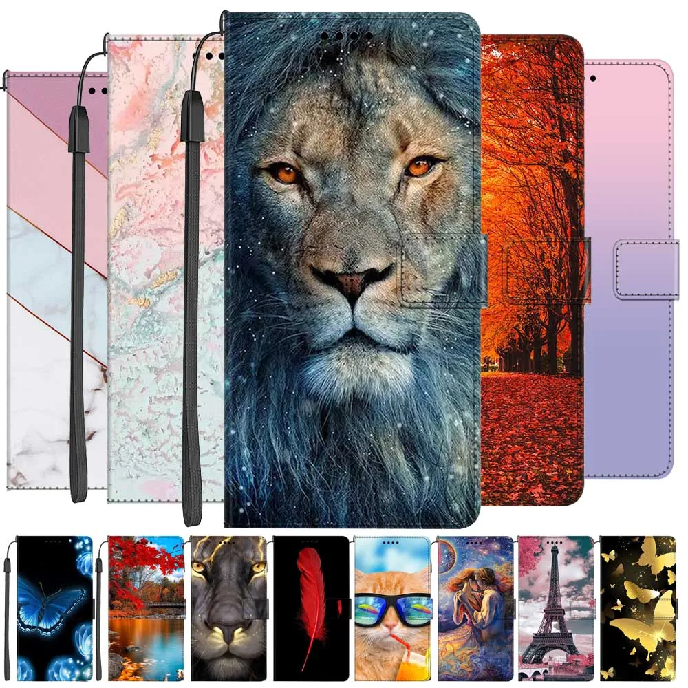 

Кожаный откидной чехол для Redmi Note 13 Pro 5G, роскошный кошелек-держатель для телефона для Xiaomi Poco X6 5G, чехлы с мультяшными слотами для карт, сумки
