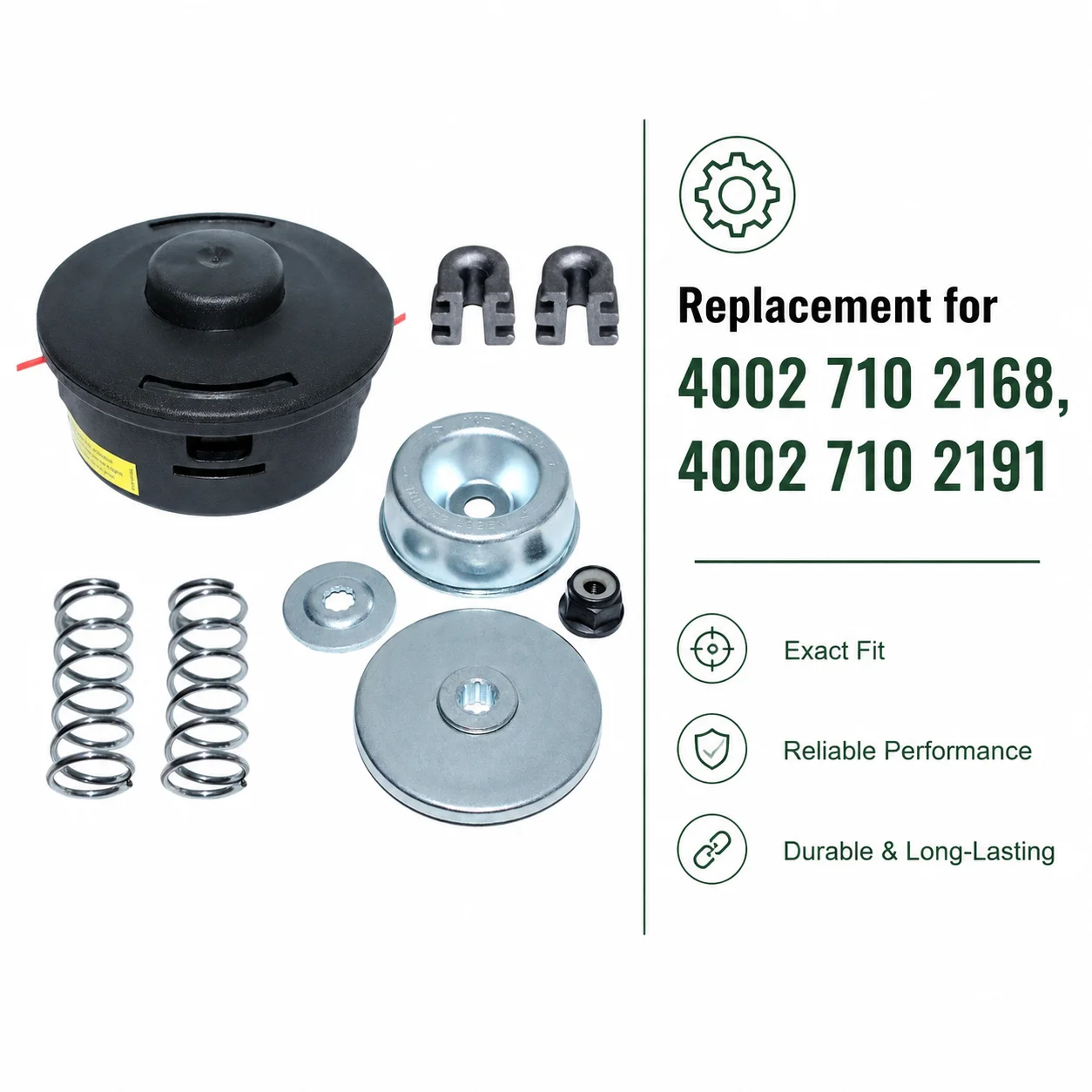 Trimmer Gearbox Head Spring Rebuild Kit for Stihl FS100 FS120 FS130 FS200 FS250 String Trimmer Parts Replace 4002 710 2168 2191