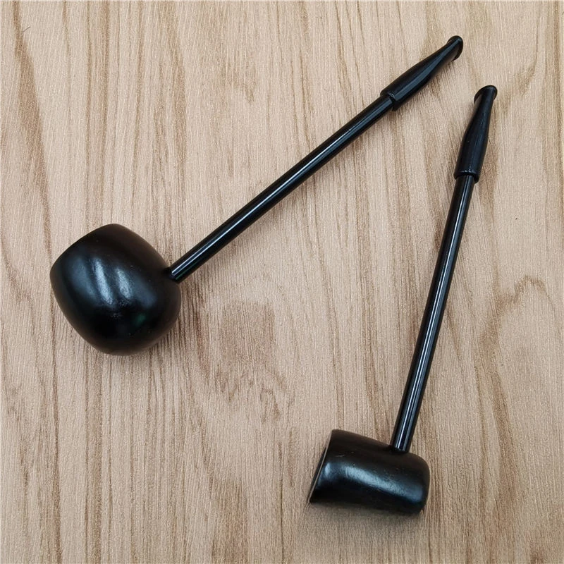 Authentic Popeye Black Sandalwood Round Bottom Hammer Pipe