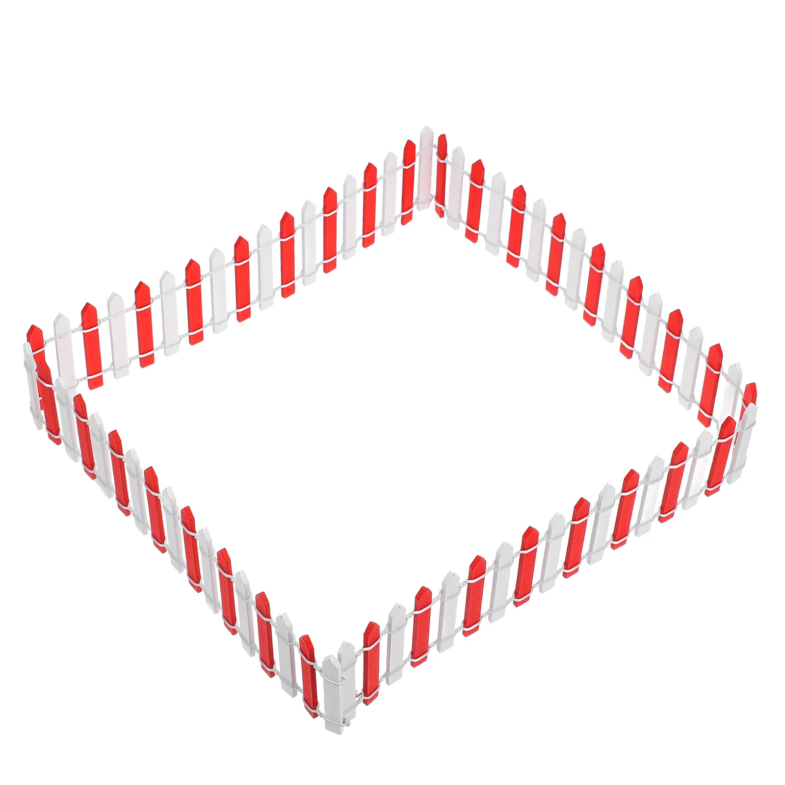 

Mini Picket Fence Miniature Garden Fence Small Garden Border Edging Decorative DIY Enchanting Realistic Stable Various Setups