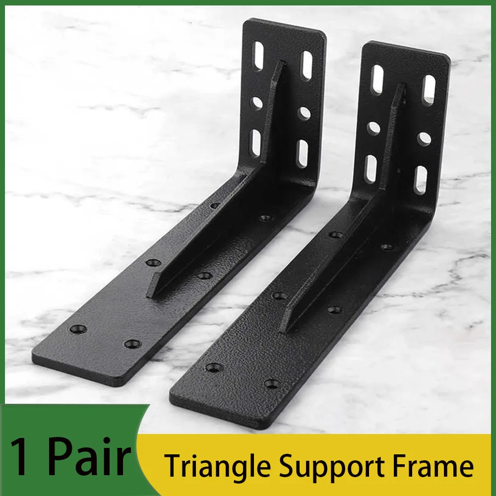 A Pair Adjustable Triangular Brackets For Hanging TV Cabinets Bathroom Cabinets And Wall Mounted Brackets