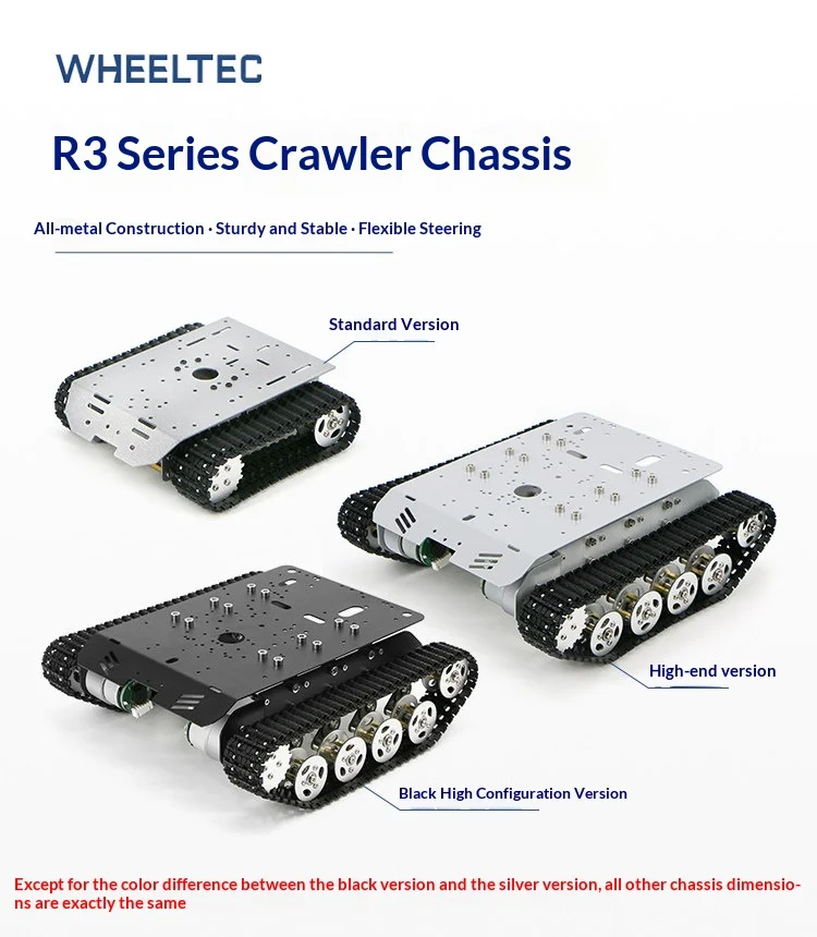 

DIY Tank Toy Kit chassis Smart Car Crawler Chassis Robot Chassis Metal Encoder with Encoder for Tank model Programming