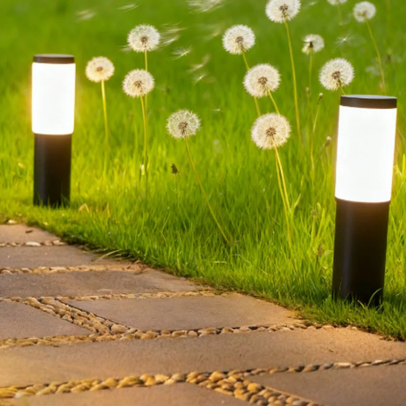 

Светодиодный дорожный светильник, солнечный сад, уличный водонепроницаемый светильник из нержавеющей стали с пейзажем, умный двор, лужайка, уличный фонарь, украшение лампы