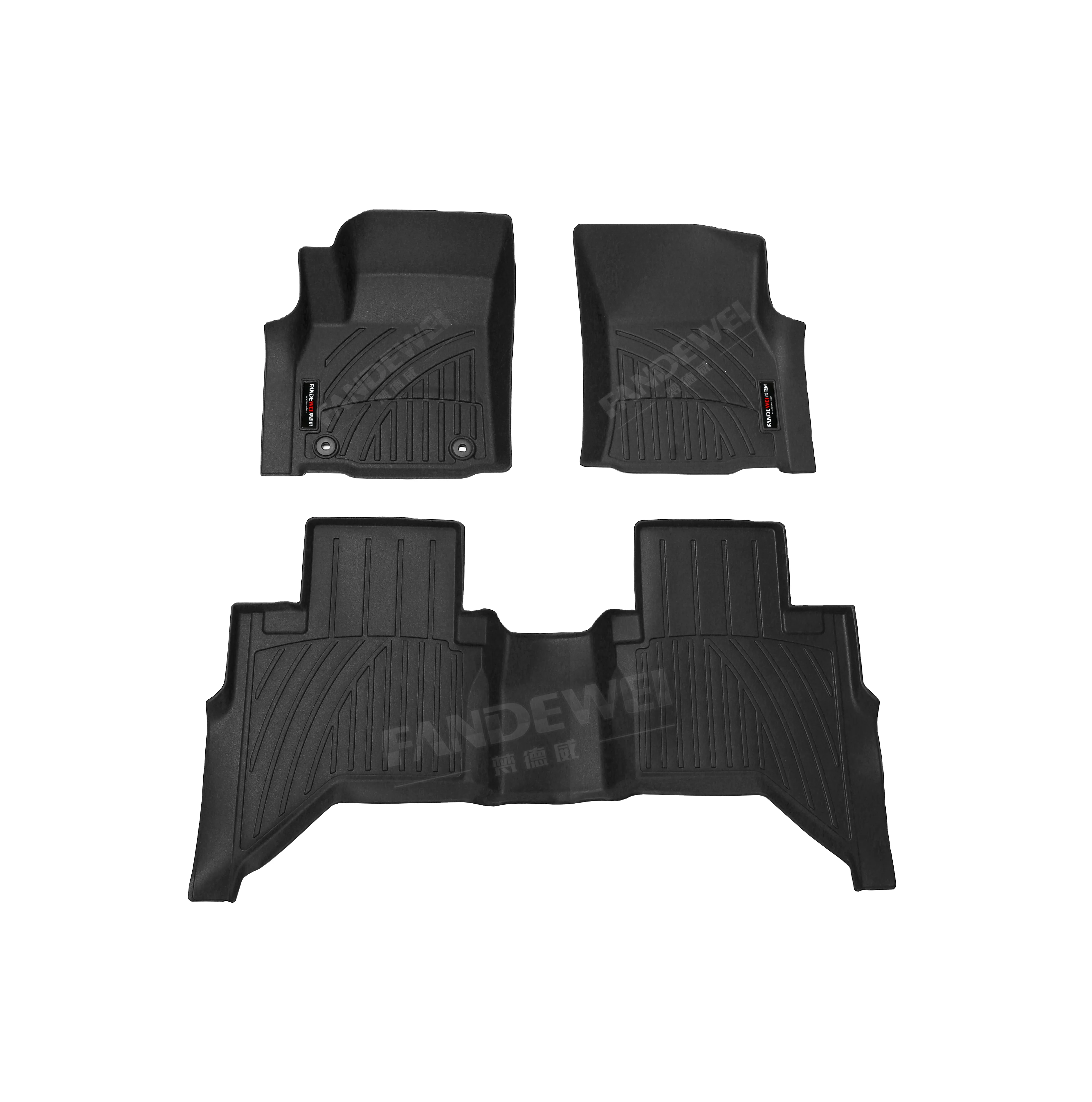 

Best Quality Anti slip Anti Scratch Fireproofing 3D TPV Car Floor Mat for TOYOTA HILUX REVO 2015-2021