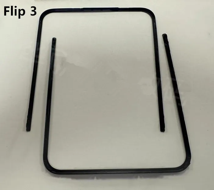 F766 F741 F731 Edge Strips For Samsung Galaxy Z Flip 7 6 5 4 3 Middle Frame Stand Housing Bezel Repair Part + Buckle Connect