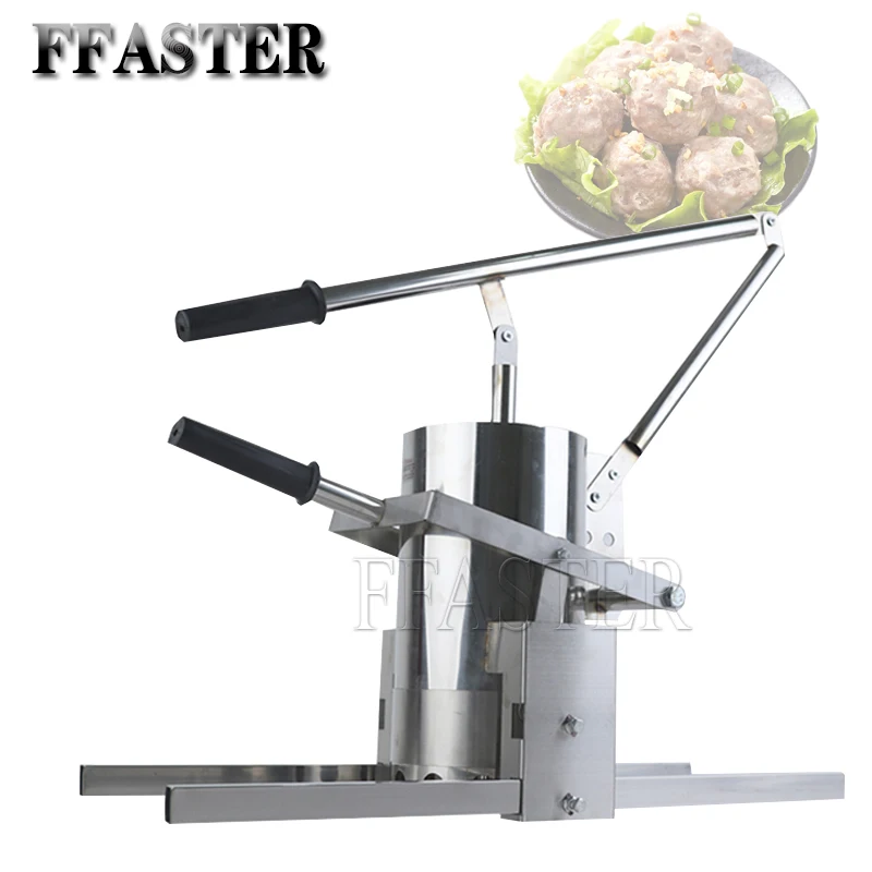 

Home Use Manual Meatball Machine Beef Meat Ball Forming Machine Fried Balls Maker Pork Vegetables Ball Making