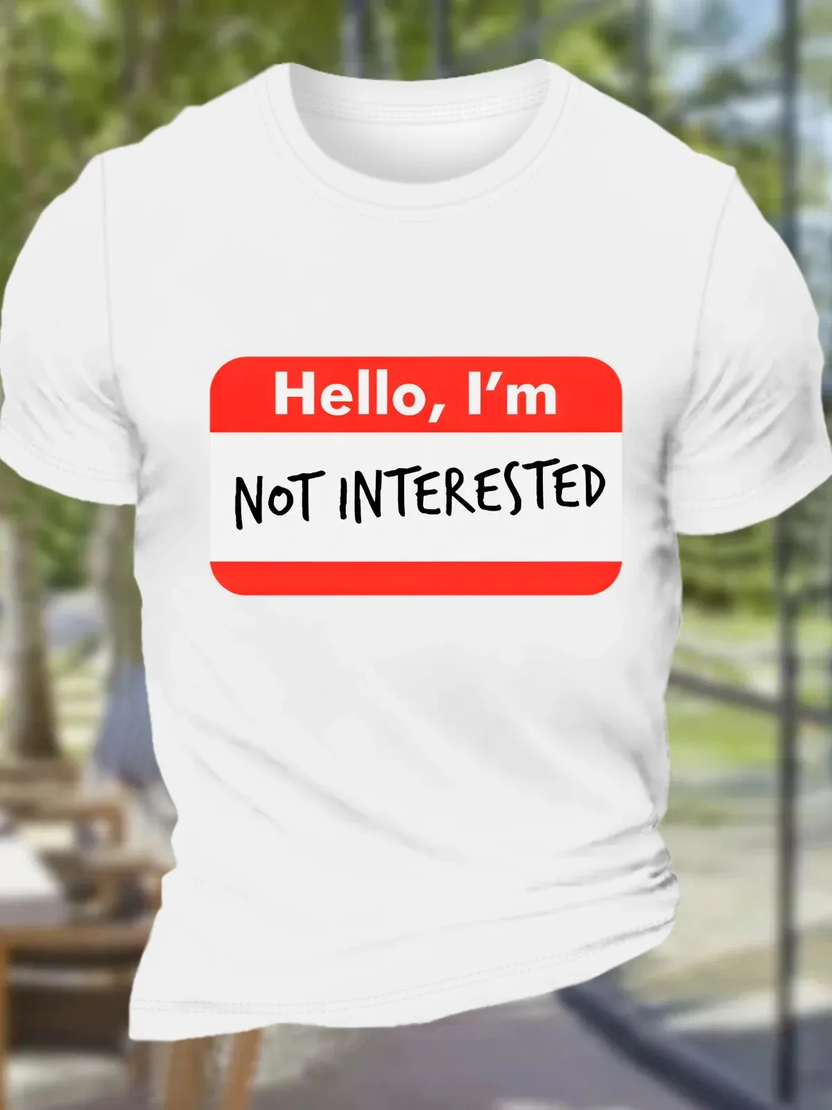 Hello I'm Stressed Cotton T-Shirt