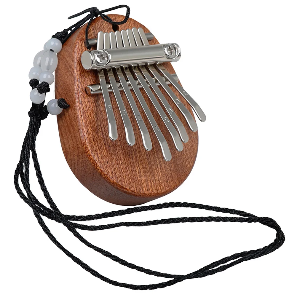 

Finger Piano Mini Thumb Piano 8 Keys Kalimba Necklace Portable Musical Instrument Beginner Gift Mini Kalimba Thumb Instrument