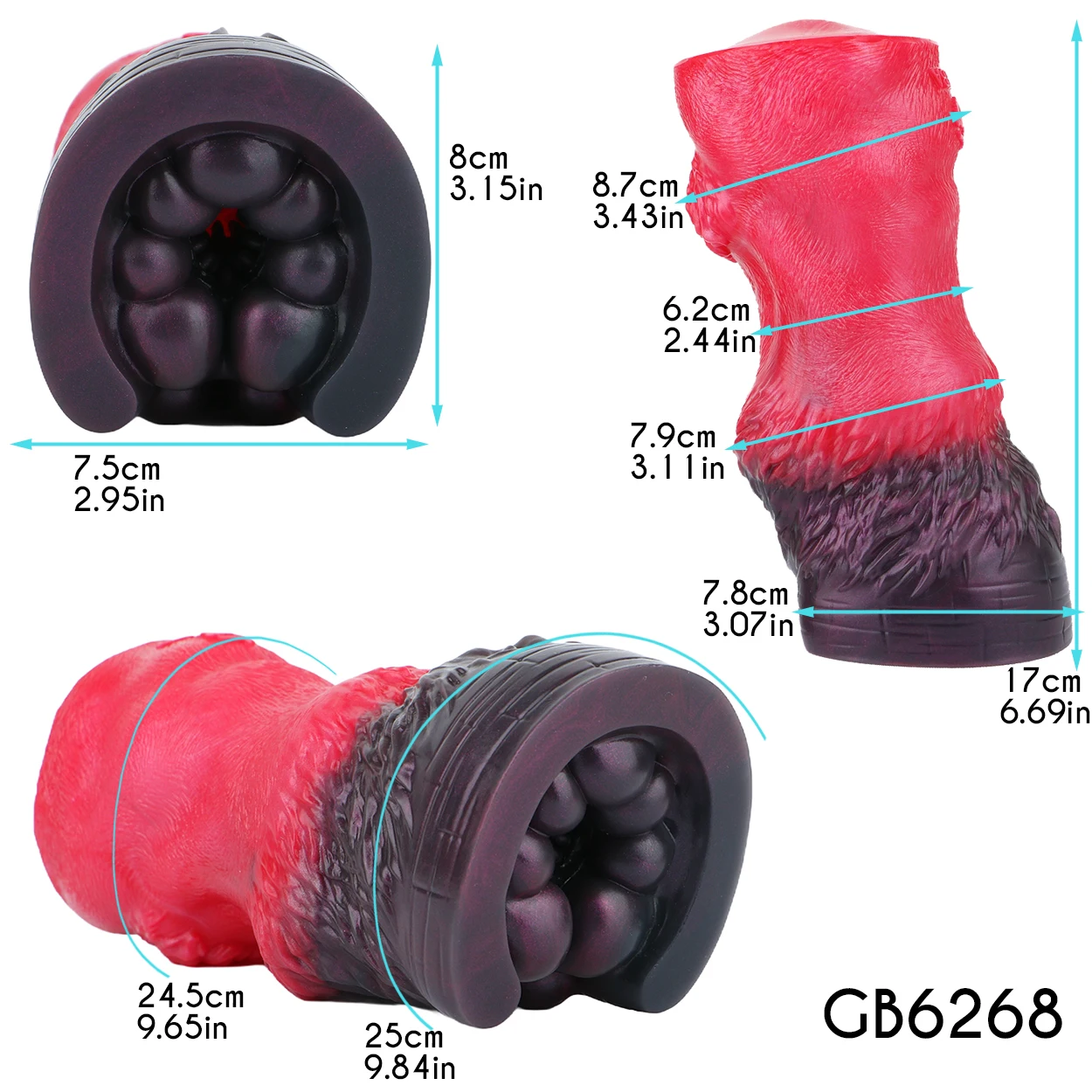 GEEBA пять различных типов мужских мастурбаторов с когтями животных, силиконовый мягкий карманный киска Onahole Stroker для мужчин18+, секс-игрушки